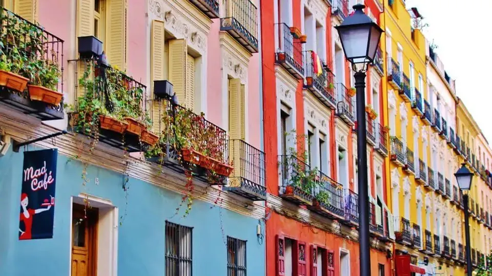 Calle del barrio de Malasaña